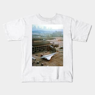 Concorde in Boston, 1975 (C028/4080) Kids T-Shirt